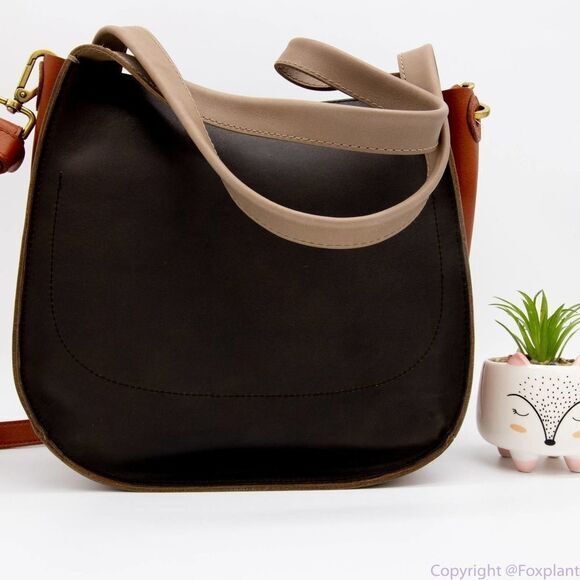New! Madewell‎ The Sydney Shoulder Bag in Colorblock - Picture 1 of 16